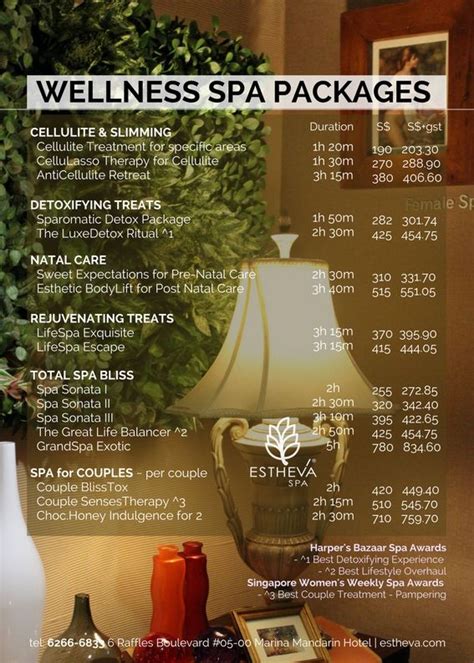 spa packages Singapore